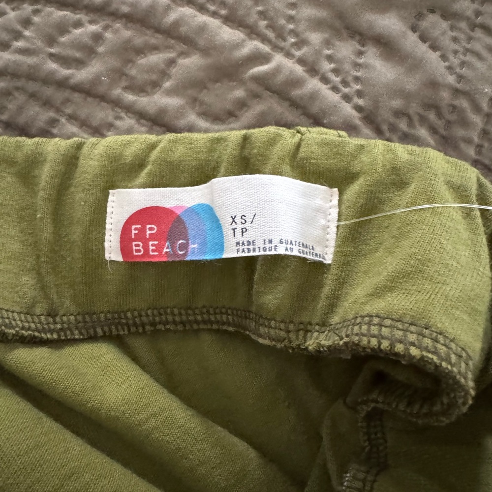 Free People Olive Green Backless Dress - Picture 2 of 6